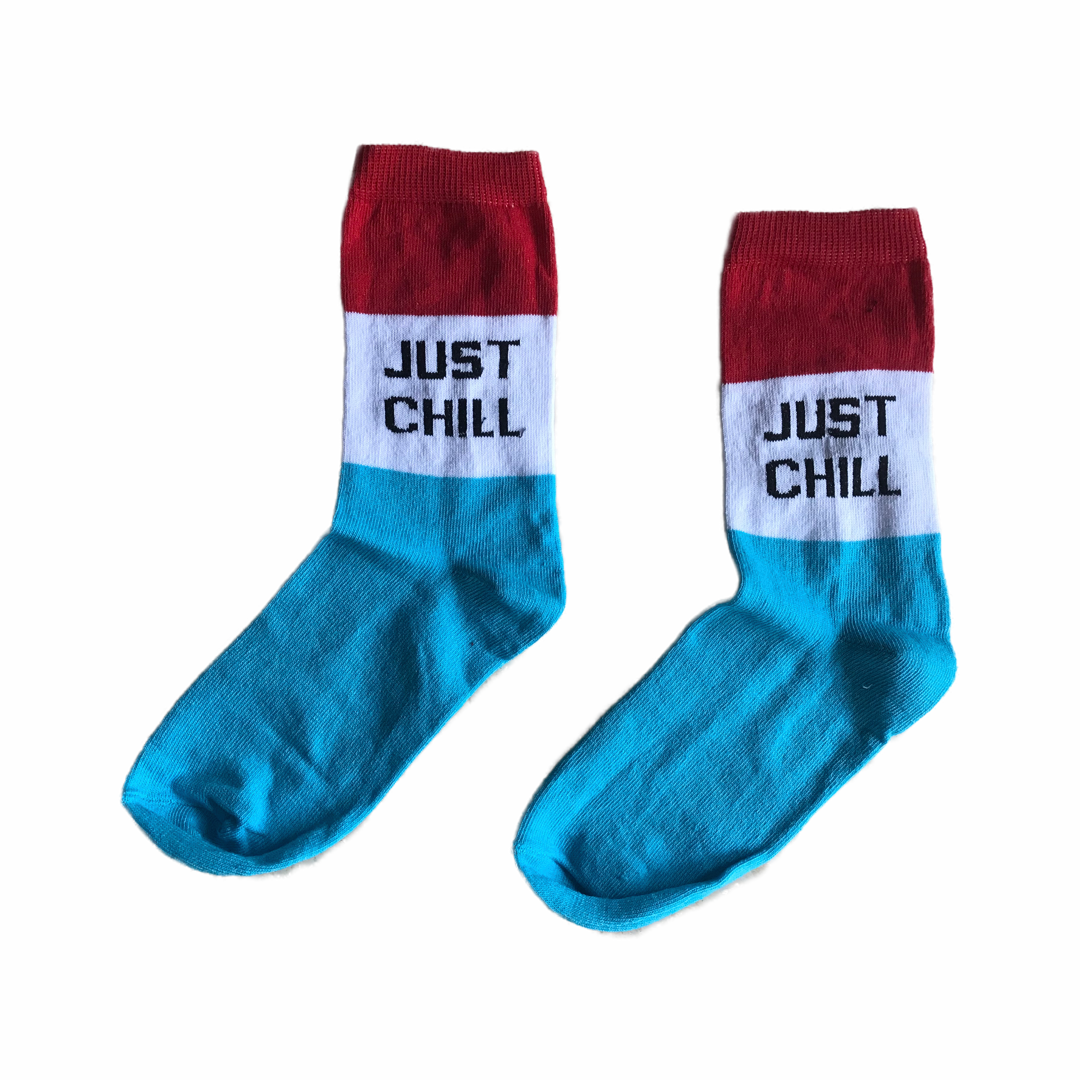 Middle  netfllix Chill Socks