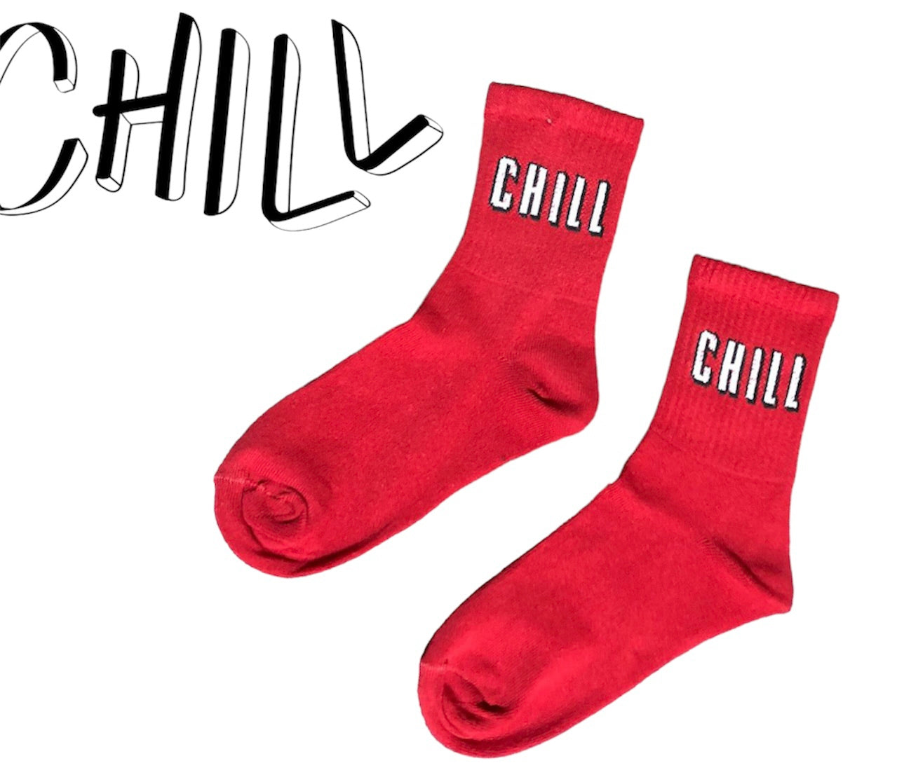 Middle  netfllix Chill Socks