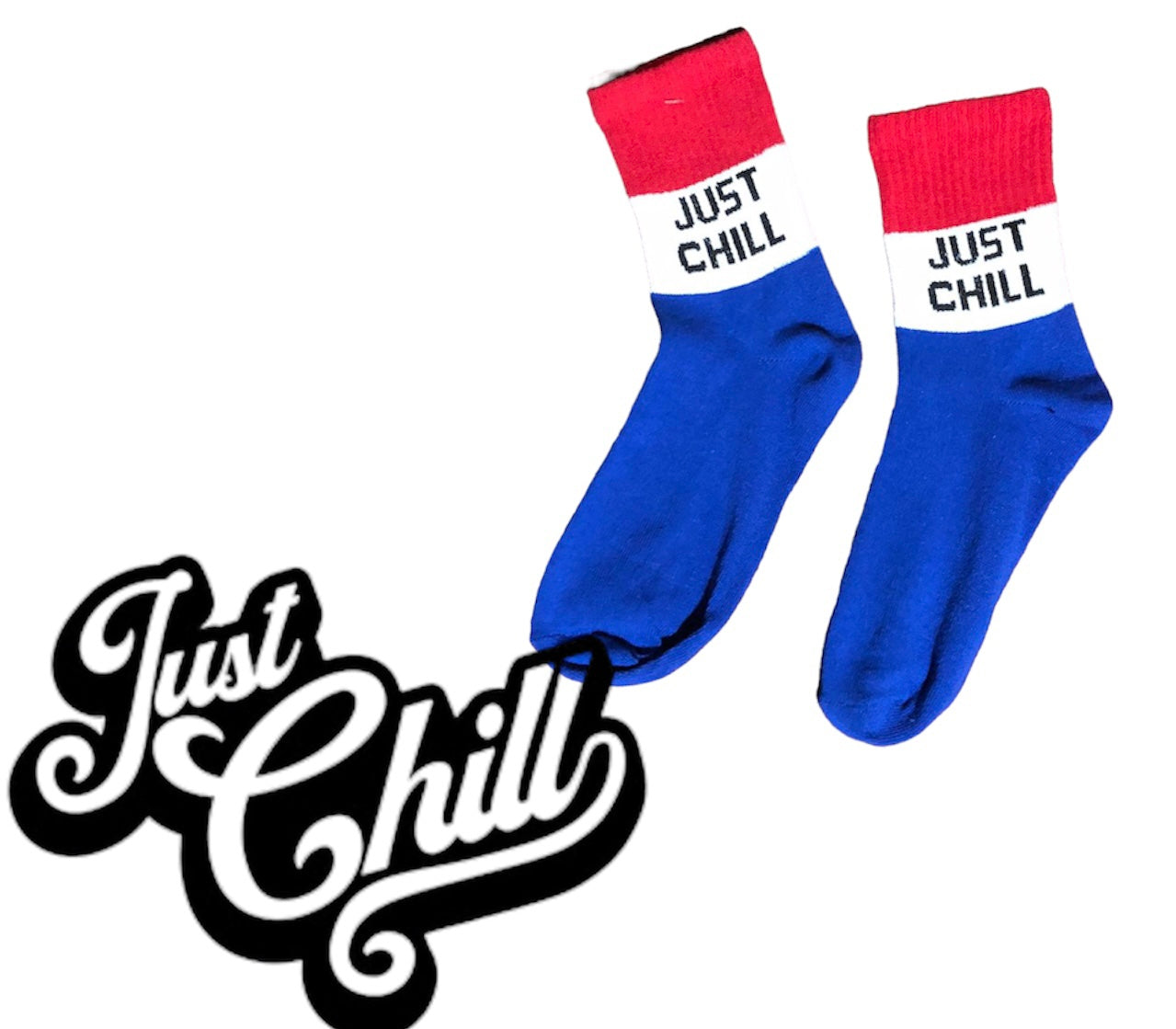 Middle Just Chill Socks